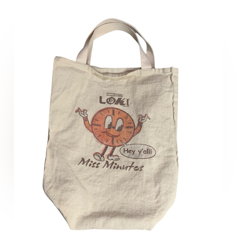 Marvel Loki Miss Minutes “hey y’all” tote